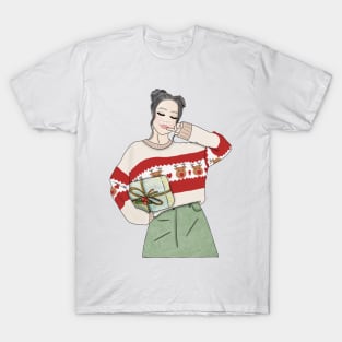 Christmas girl (4) T-Shirt